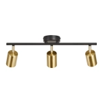 kinkiecik.pl Mosiężna lampa sufitowa Explore 3 klosze - Nordlux 2113700135